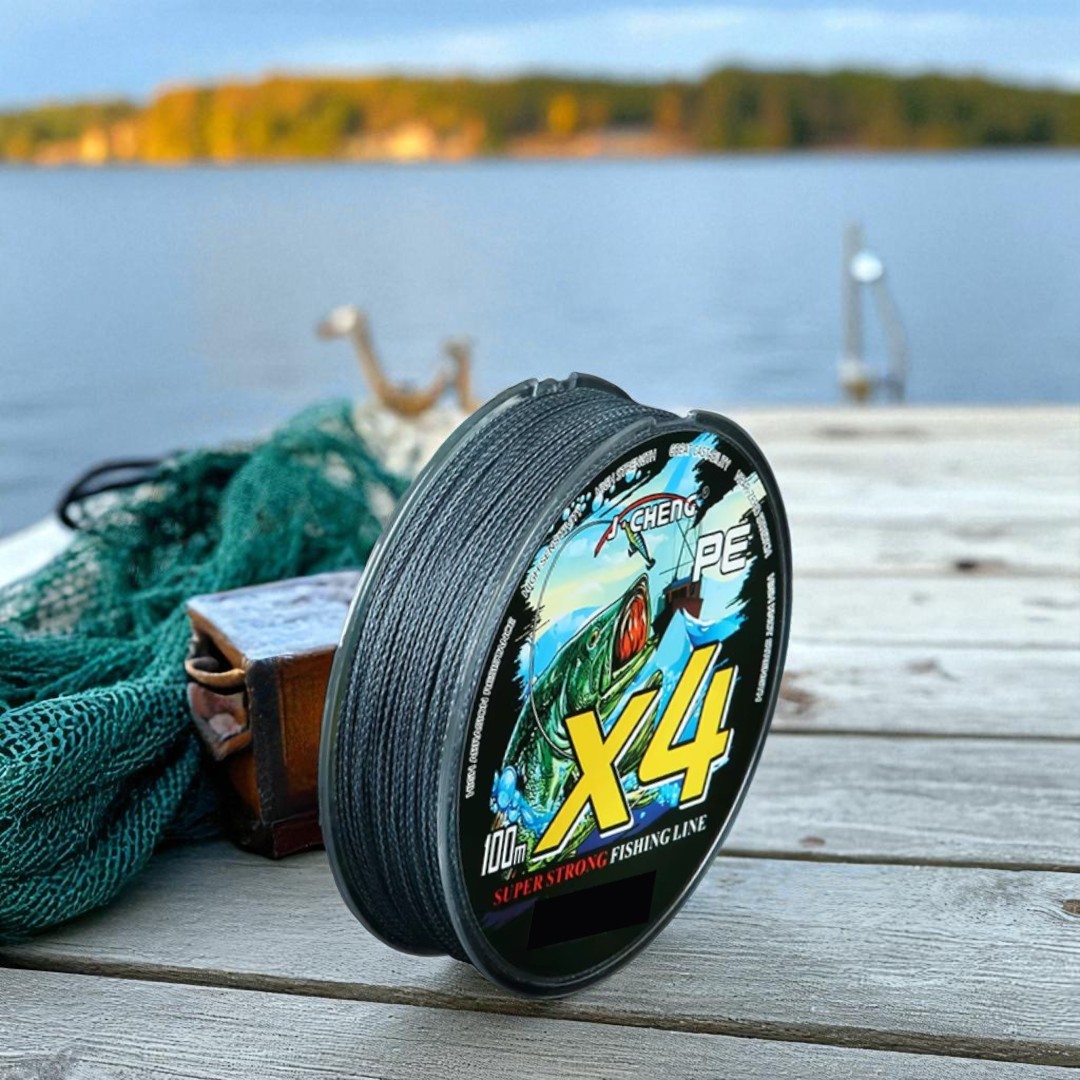 Gambar produk J-Cheng Senar Pancing PE 4 Braided Strand Fishing Line 100M 2.0 - JC543