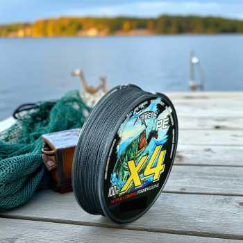 Gambar produk J-Cheng Senar Pancing PE 4 Braided Strand Fishing Line 100M 2.0 - JC543