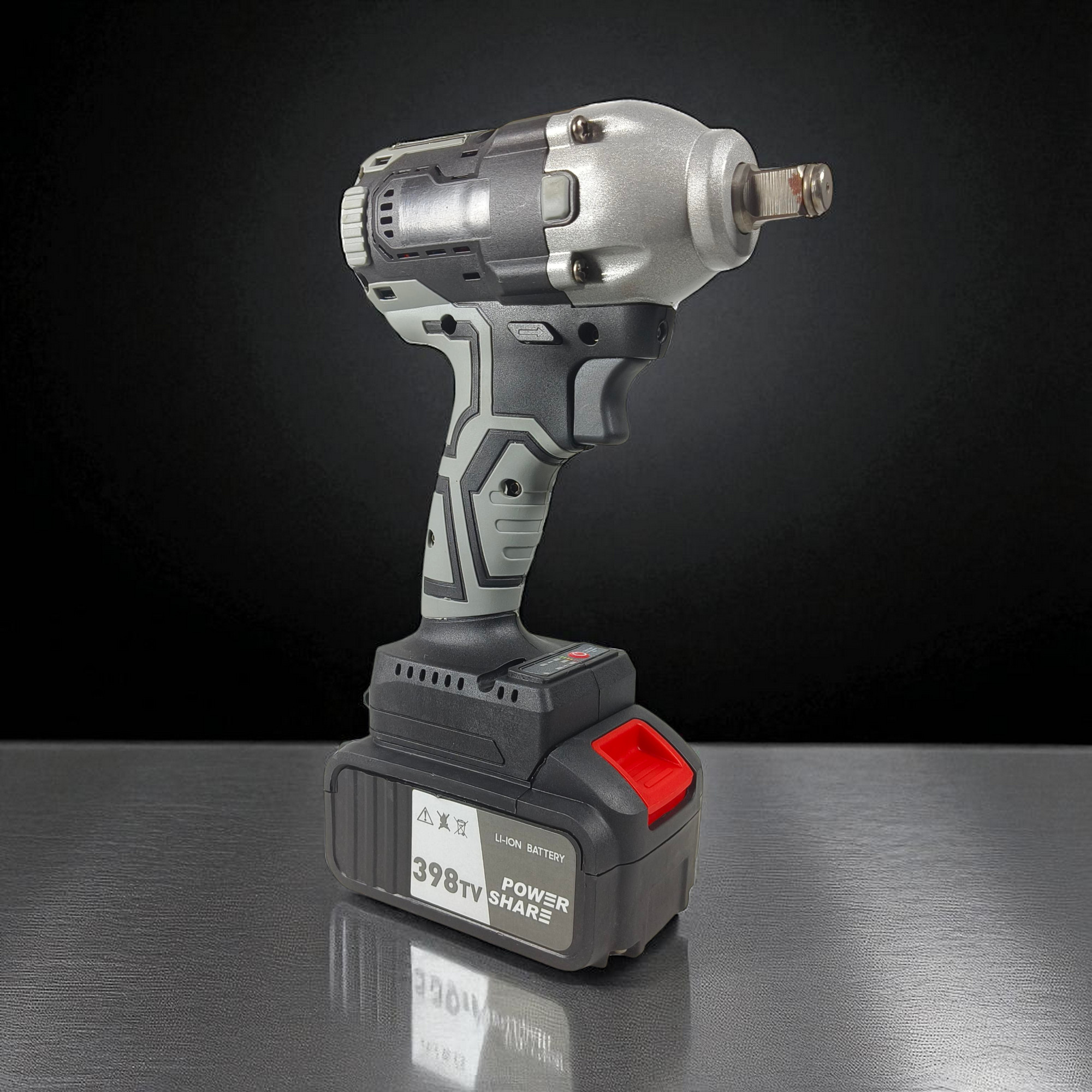 Gambar produk HILIXUN Mesin Bor Listrik Impact Wrench Kunci Shock Brushless 2000mAh - BL-TL64