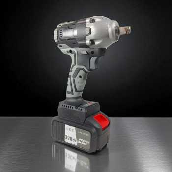 HILIXUN Mesin Bor Listrik Impact Wrench Kunci Shock Brushless 2000mAh - BL-TL64