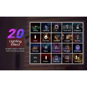 Gambar produk Tolifo Lampu Palm LED RGB Bowens Video Light 2700-6500K 60W - PL-60RGB