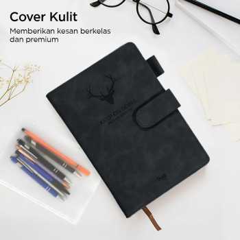 Gambar produk Toddi Buku Jurnal Hardcover Notebook Diary 68GSM 360 Halaman Grid - TL5