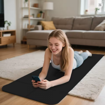 Gambar produk LOOZYKIT Matras Yoga Mat Lipat Anti Slip TPE Double Side 180x61cm - LK-3MM