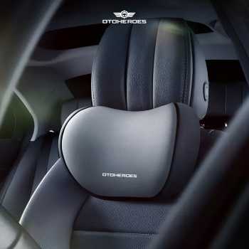 OTOHEROES Bantal Leher Mobil Ergonomis Memory Foam Car Headrest Pillow - DK-12