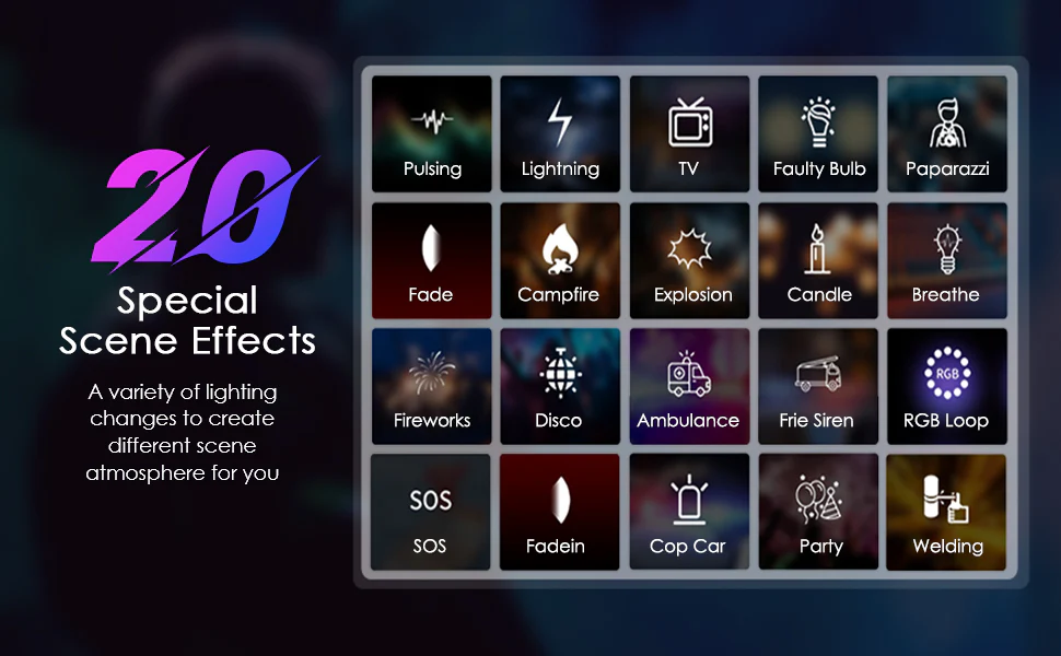 Gambar produk Tolifo Lampu Video LED Portabel RGB COB Video Light 135W 6500K - SK-135FR