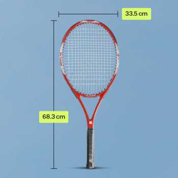 Gambar produk BO WEIQI Raket Tenis Carbon Aluminium Alloy 100sq 16x20 280g - B-280