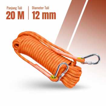 Gambar produk RayMING Tali Outdoor Darurat Panjat Tebing Survival Fire Rope 20M - RM-20