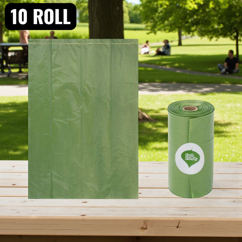 LITEKIPET Kantong Plastik Kotoran Anjing Biodegradable Dog Poop Bag 10 Roll - LT15 Gambar produk LITEKIPET Kantong Plastik Kotoran Anjing Biodegradable Dog Poop Bag 10 Roll - LT15