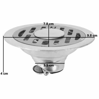 Gambar produk Jing Pin Jie Ju Saluran Air Floor Drain Short Seal Stainless Steel Dual Use - LEE001