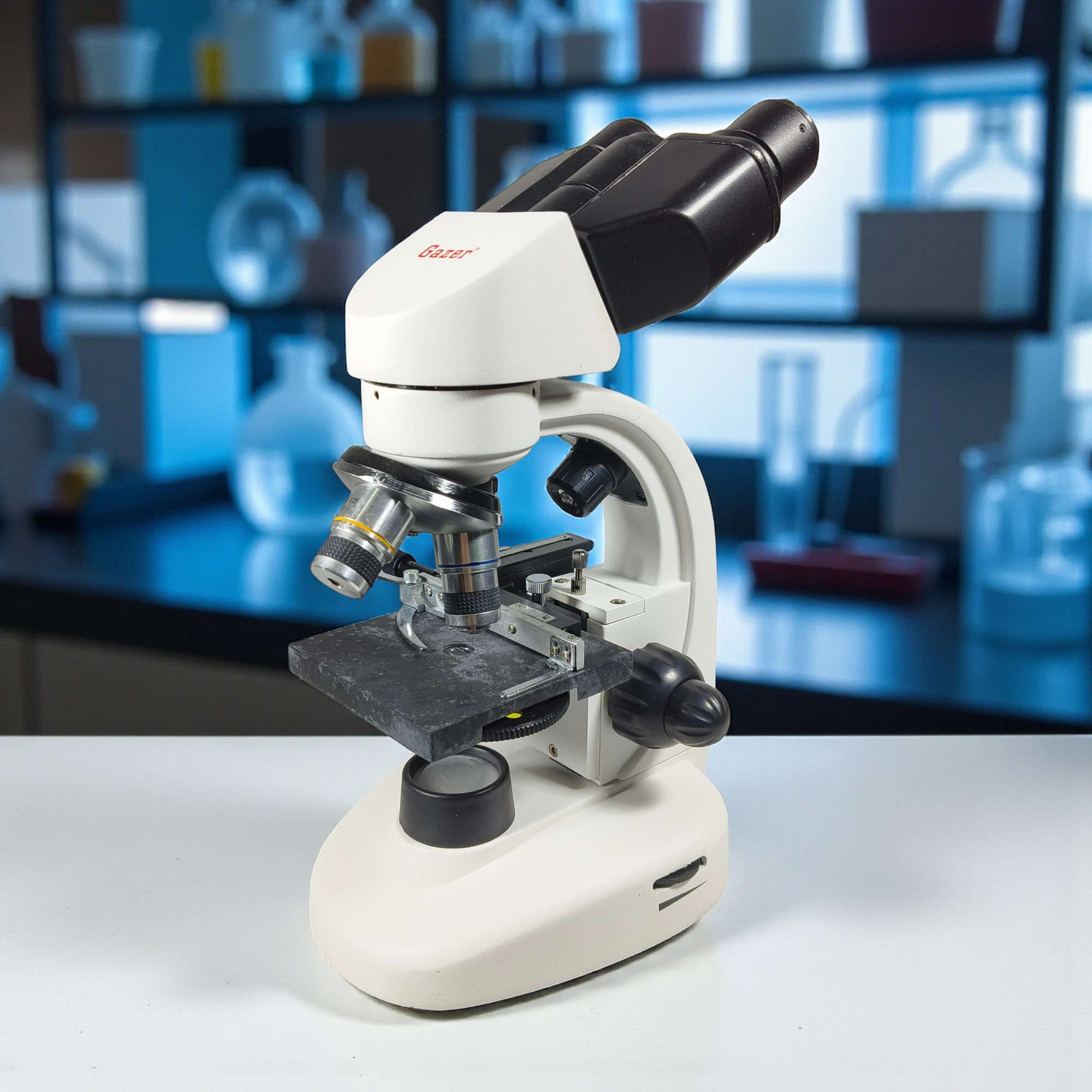 Gambar produk Gazer Mikroskop Binokuler Pengamatan LED Science Microscope 400x - ES-44-SC
