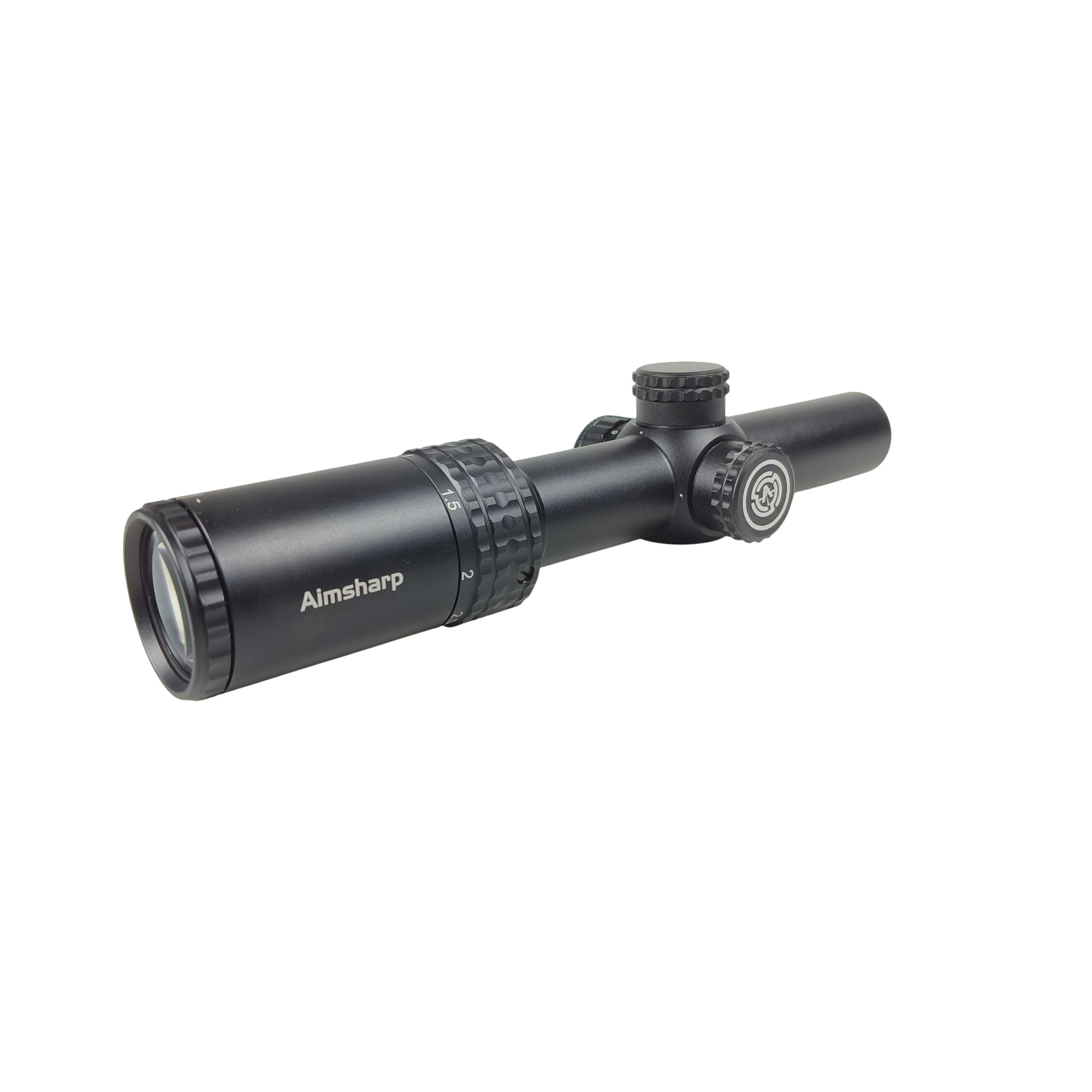 Gambar produk Aimsharp Rifle Scope Magnification Red Fiber Optic Reticle 1-4x24 - 1-4x24IRF