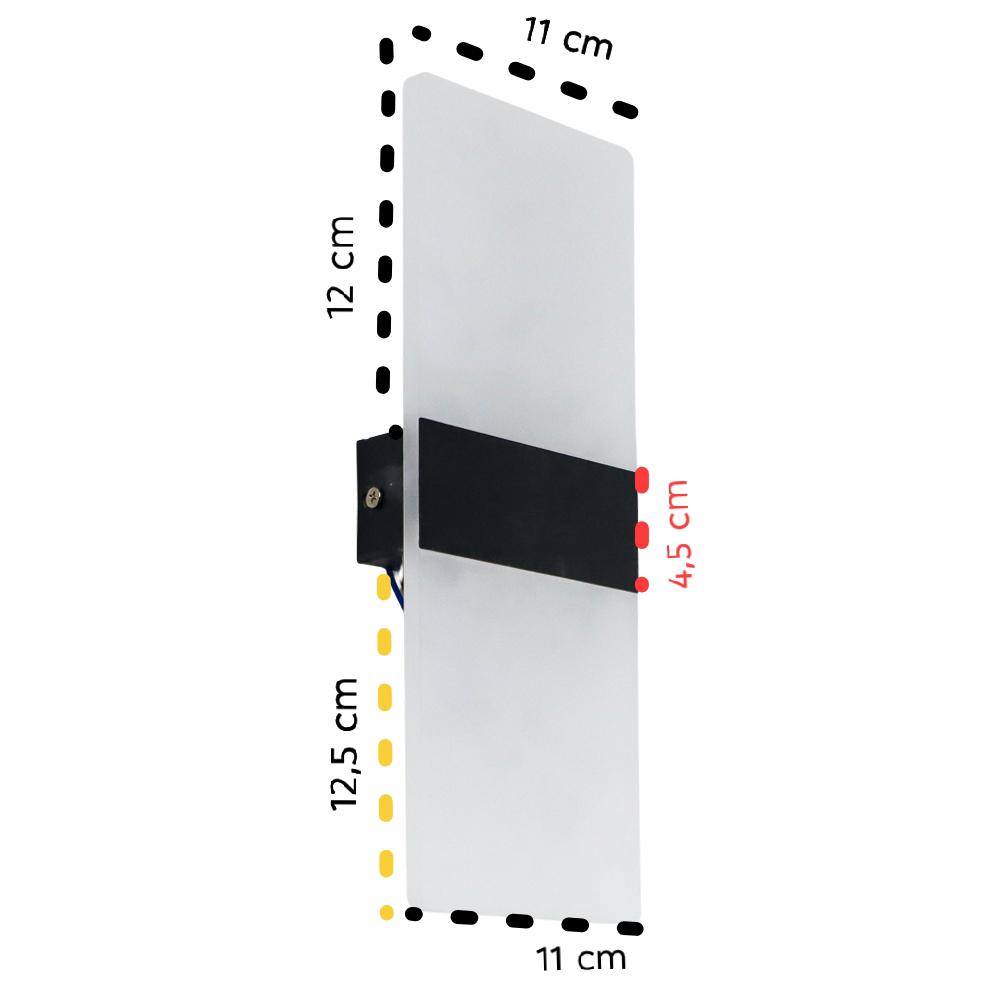 Gambar produk TaffLED Lampu Dinding Hias Rumah LED Corridor Warm White 3000K 6W - F0011