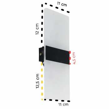 Gambar produk TaffLED Lampu Dinding Hias Rumah LED Corridor Warm White 3000K 6W - F0011
