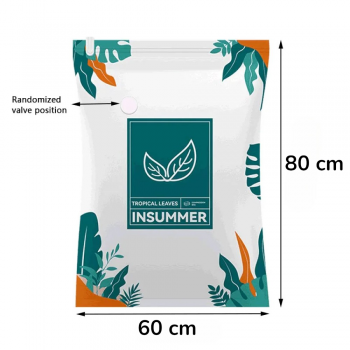 Gambar produk TaffPACK Kantong Plastik Vakum Pakaian Multifungsi Vacuum Bag 1 PCS 60x80cm - TF158