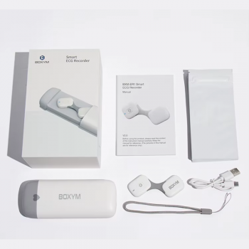 Gambar produk TMJD Alat Pengukur Detak Jantung EKG Wireless ECG Portable - ER1