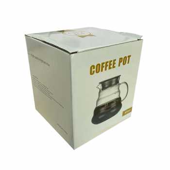 Gambar produk Leeseph Teko Kopi Coffee Server V60 Drip Pour Over Borosilicate Glass 800ml - XGS-36/60/80