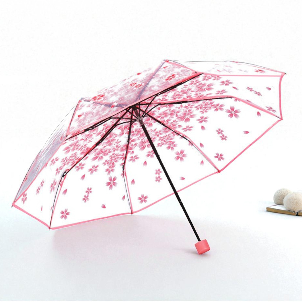 Gambar produk Yesello Payung Lipat Manual Motif Cherry Blossom 8 Bone 95cm - E023