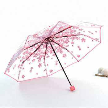 Gambar produk Yesello Payung Lipat Manual Motif Cherry Blossom 8 Bone 95cm - E023