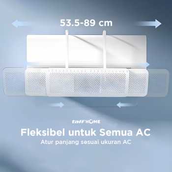 Gambar produk TaffHOME Cover Angin AC Retractable Three Board Windshield Deflector - HZ74