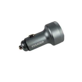 Gambar produk ESSAGER Car Charger Mobil Fast Charging LED USB Type C Port 80W - ES-CC10
