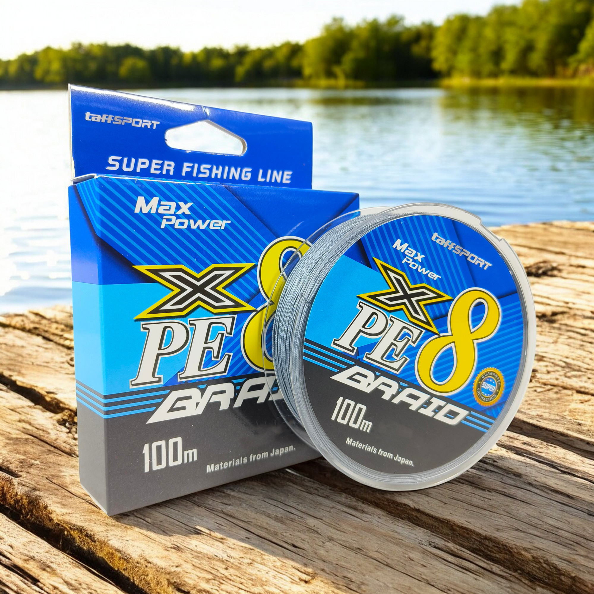 Gambar produk TaffSPORT Senar Pancing PE 8 Braided Strand Fishing Line 100M 8.0 - X8