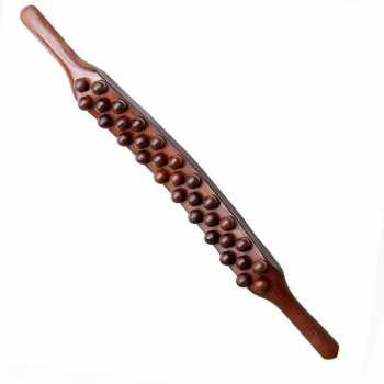 Gambar produk UOEO Alat Pijat Kayu Tongkat Massage Exercise Stick 31 Beads - U-31