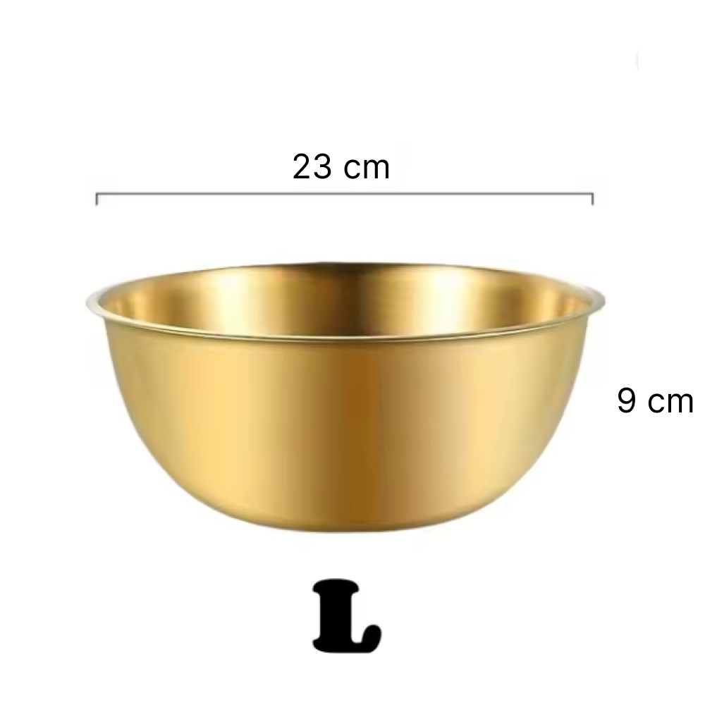 Gambar produk Eggy Wadah Salad Adonan Kue Serbaguna Stainless Steel 2000ml - INU69