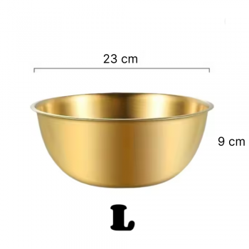 Gambar produk Eggy Wadah Salad Adonan Kue Serbaguna Stainless Steel 2000ml - INU69