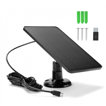 Gambar produk APWIKOGER Solar Panel Charger Portable 2in1 Power Monocrystalline 3W - AP1