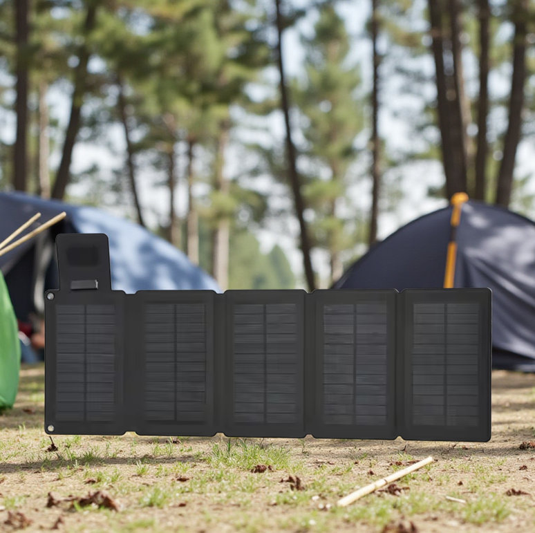 Gambar produk Lifewon Panel Surya Lipat Solar Panel Portable with USB Type C 12W 5V - LI5
