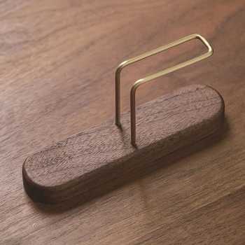 Gambar produk PNGE Coffee Filter Paper Holder Rubber Wood Tempat Kertas Filter - P-55