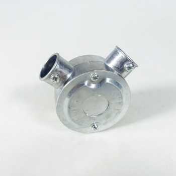 Gambar produk DPI Kotak Sambungan Pipa Kabel Listrik 2 Way Box Conduit Fitting 20mm - D-20