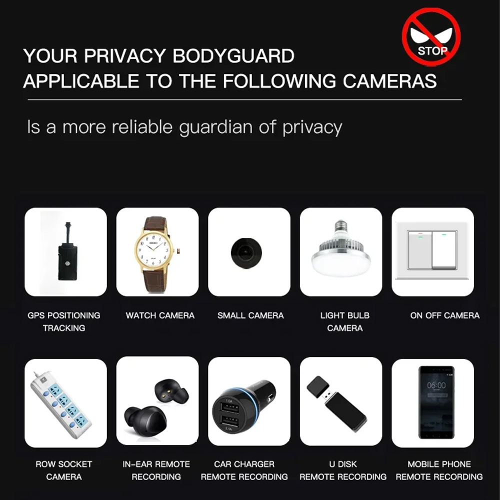 Gambar produk COMEDER Alat Deteksi Kamera Tersembunyi Anti Spy RF Signal Detection - CM-92