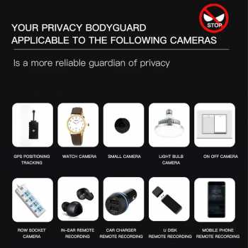 Gambar produk COMEDER Alat Deteksi Kamera Tersembunyi Anti Spy RF Signal Detection - CM-92
