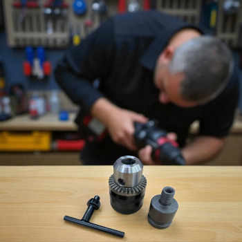 LIXIU Adaptor Bor Drill Machine Chuck Key Converter Connecting 1.5-10mm 3/8-24UNF - XI1 Gambar produk LIXIU Adaptor Bor Drill Machine Chuck Key Converter Connecting 1.5-10mm 3/8-24UNF - XI1