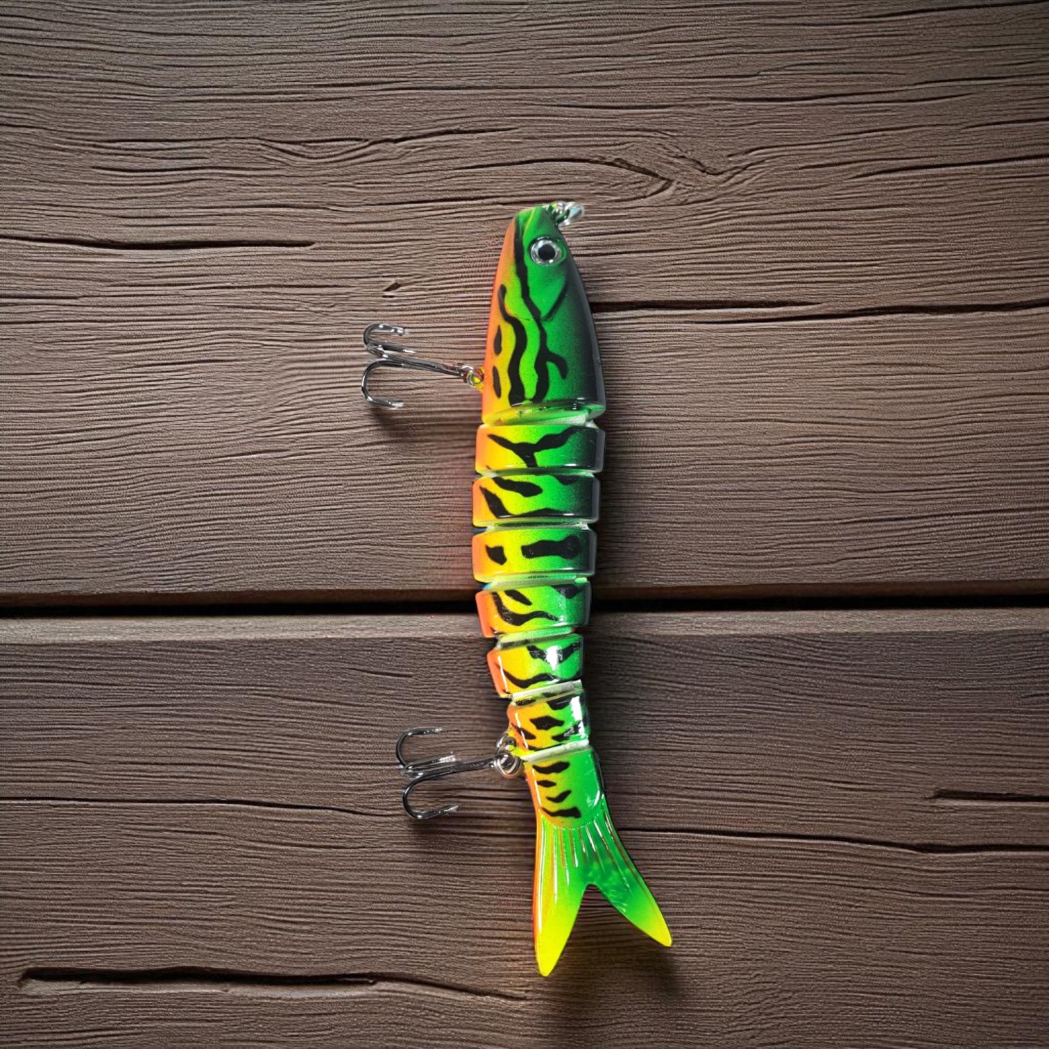 Gambar produk BASSLER Umpan Pancing Ikan Lifelike Fish Bait Lure 8 Section 13cm 18g - BS100