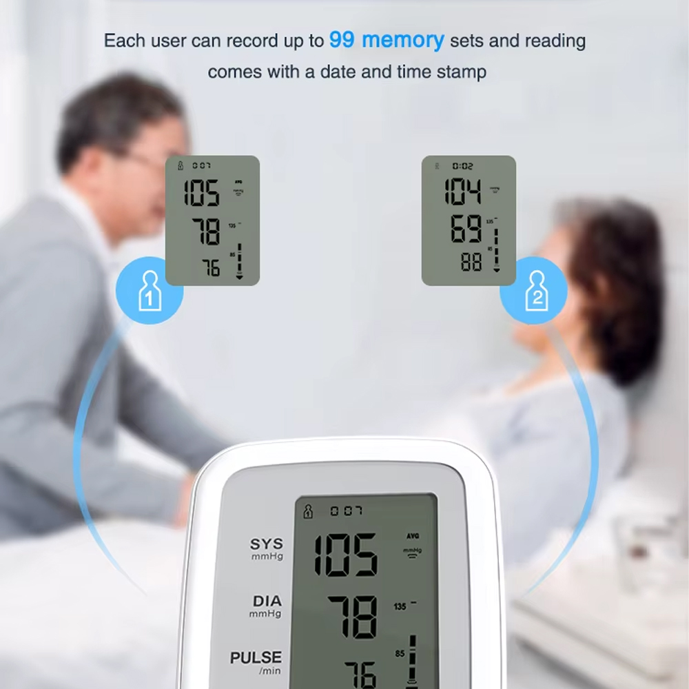 Gambar produk Yonker Tensimeter Digital Pengukur Tekanan Darah Dual Power - YK-BPA1