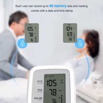 Gambar produk Yonker Tensimeter Digital Pengukur Tekanan Darah Dual Power - YK-BPA1