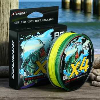 J-Cheng Senar Pancing PE 4 Braided Strand Fishing Line 100M - JC543