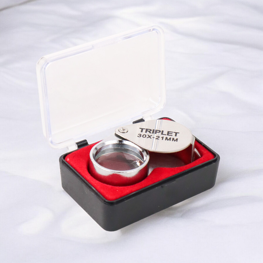 BSIDE Kaca Pembesar Handhled Magnifying Glass Lup Jewelers 21mm 30X - BS30 Gambar produk BSIDE Kaca Pembesar Handhled Magnifying Glass Lup Jewelers 21mm 30X - BS30