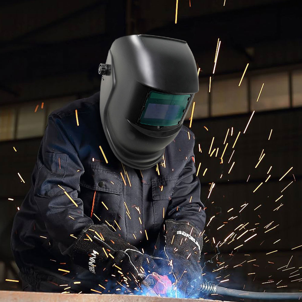Gambar produk TaffGUARD DEKO Helm Las Otomatis Auto Darkening Welding Helmet - MZ224