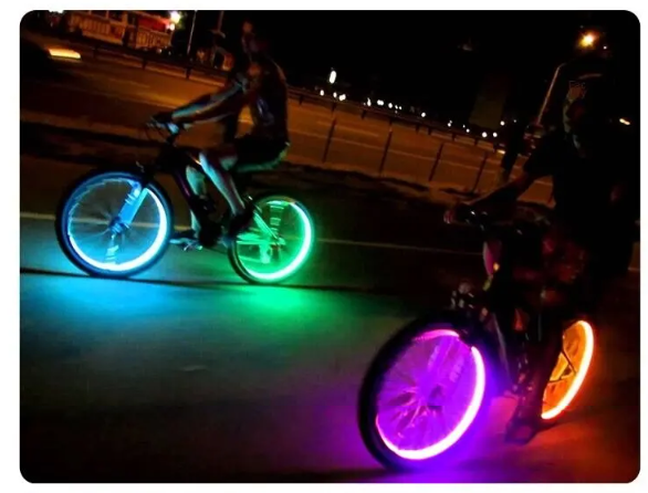 Gambar produk Fieflys Pentil Ban Motor Mobil LED Tire Air Valve Cap Lights 4PCS - AG11