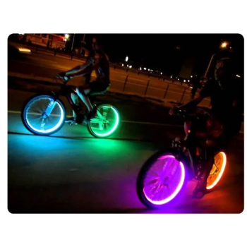 Gambar produk Fieflys Pentil Ban Motor Mobil LED Tire Air Valve Cap Lights 4PCS - AG11