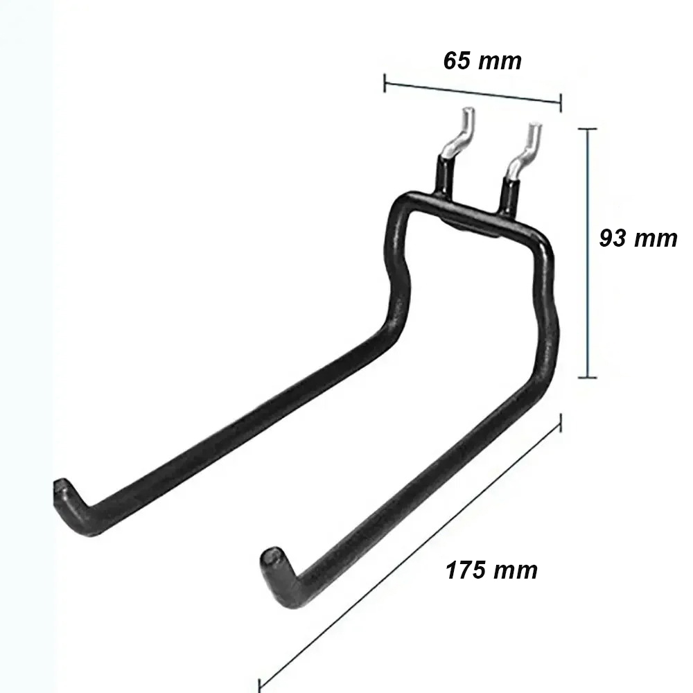 MCIRON Gantungan Dinding Double Hook Wall Mount Organizer Heavy Duty Straight - MC006 Gambar produk MCIRON Gantungan Dinding Double Hook Wall Mount Organizer Heavy Duty Straight - MC006