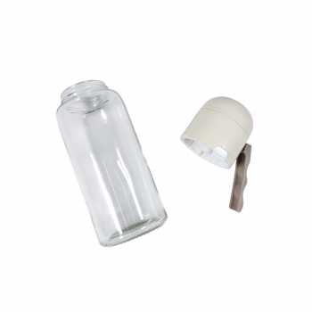 Gambar produk TOPINCIN Botol Bumbu Dapur Bubuk Kaca Pressing Seasoning Jar 220ml - TP-220