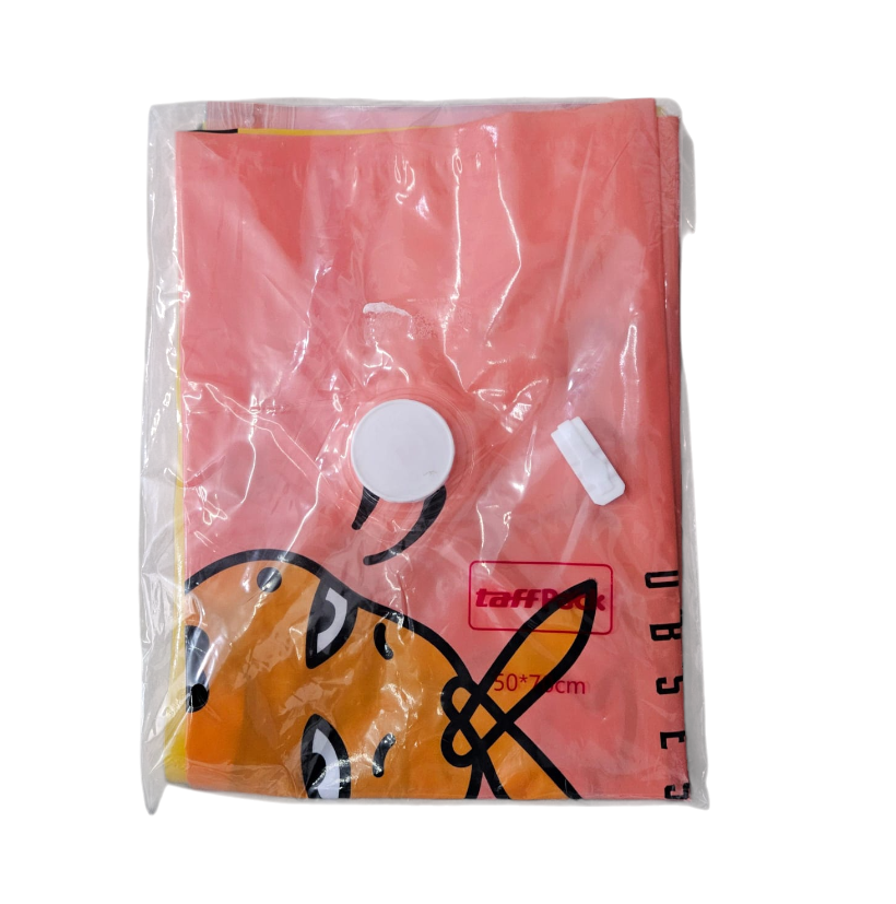 Gambar produk TaffPACK Kantong Plastik Vakum Pakaian Multifungsi Vacuum Bag 1 PCS 50x70cm - BX157