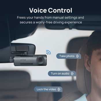 Gambar produk 70mai Kamera Mobil Dash Cam Voice Control LED Indicator 3MP 2K Type C - M310