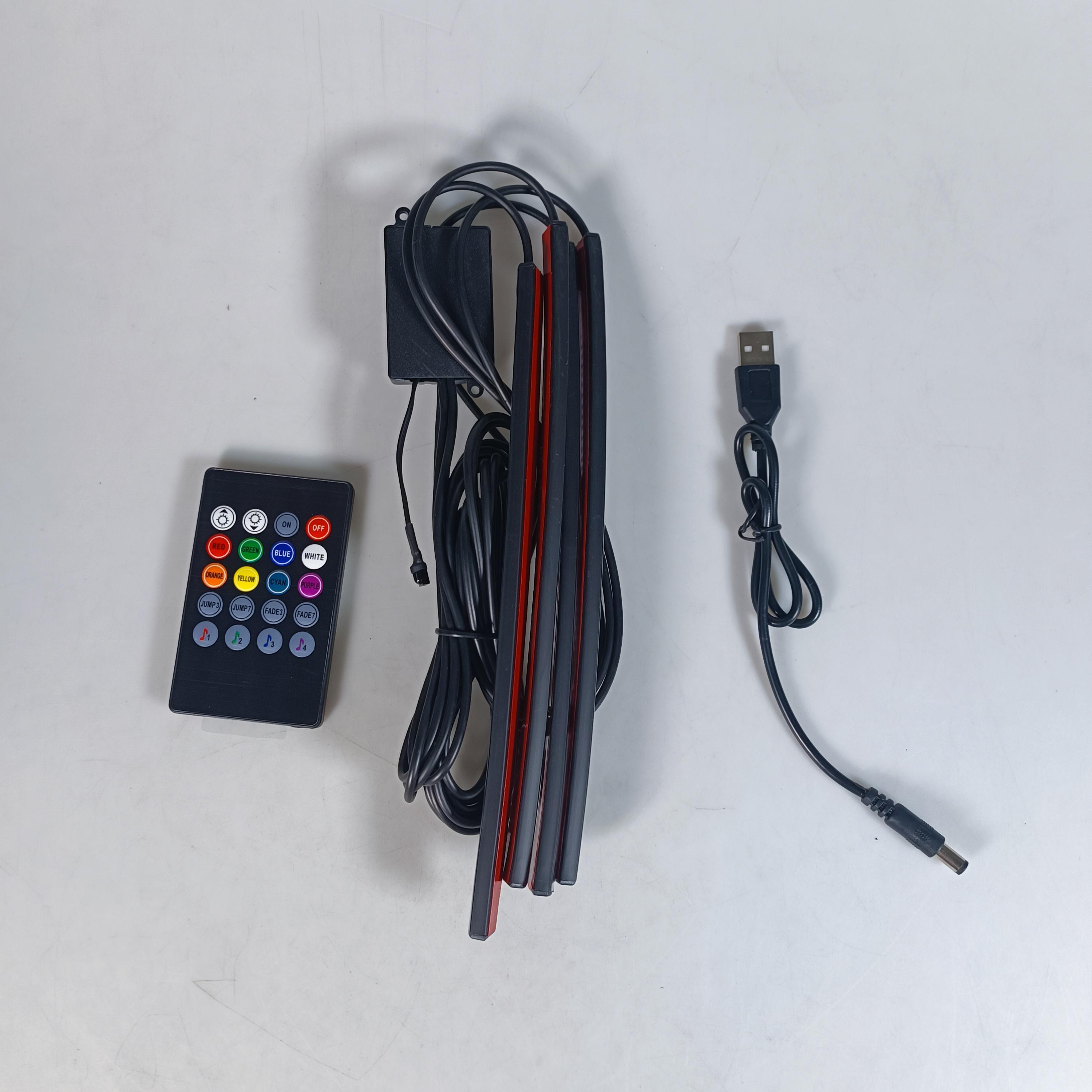 Gambar produk ANMINGPU Lampu LED Strip Flexible RGB Light 48 LED USB APP Control - AP-2