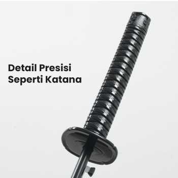 Gambar produk HHYUKIMI Payung Model Samurai Jepang Semi Otomatis Windproof Anti UV - AA415