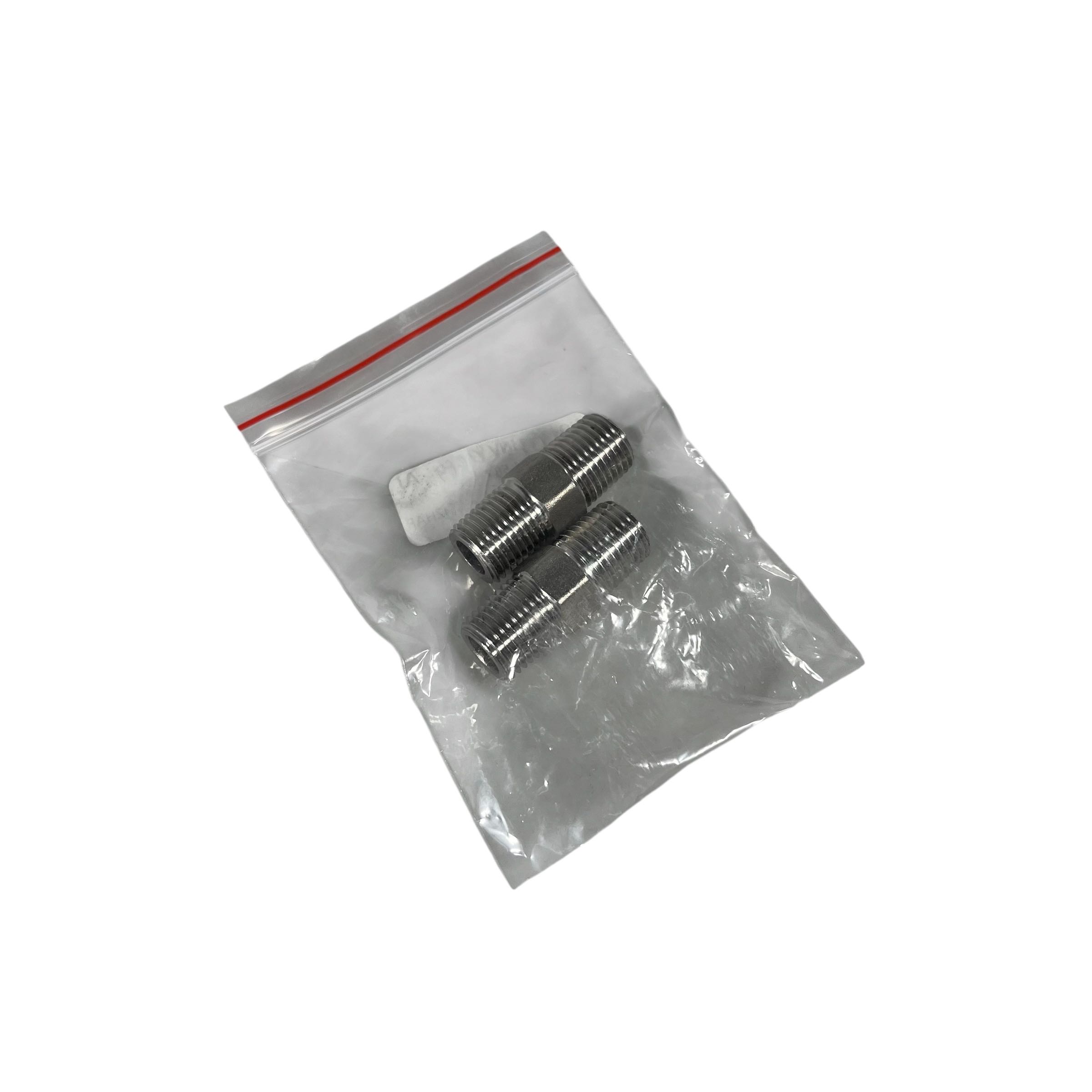 Gambar produk SHILECTI Sambungan Pipa Air Male Hex Nipple Pipe Connector 2 PCS 1/4 Inch - SC138